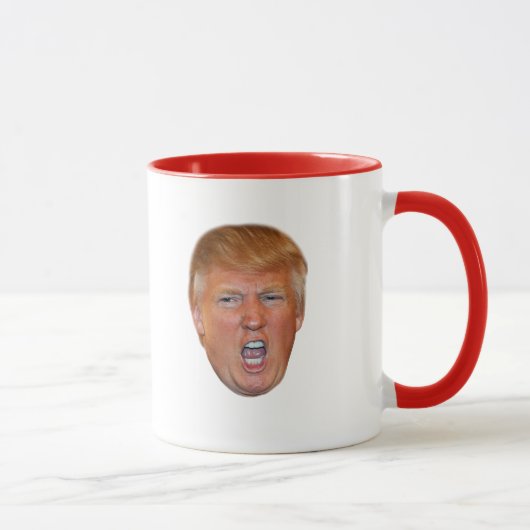 Sich hin- und herbewegender Kopf Donald Trump Tasse (Rechts)