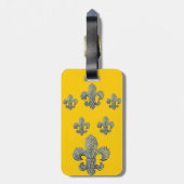 Sich hin- und herbewegender Liliendruck Gepäckanhänger (Rückseite vertikal)