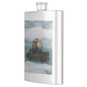 Sich hin- und herbewegender Otter Flachmann (Links)