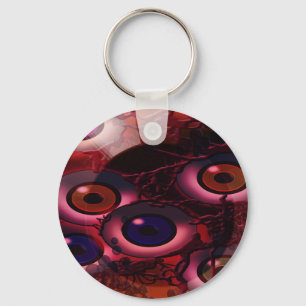 sich hin- und herbewegendes eyeballz schlüsselanhänger
