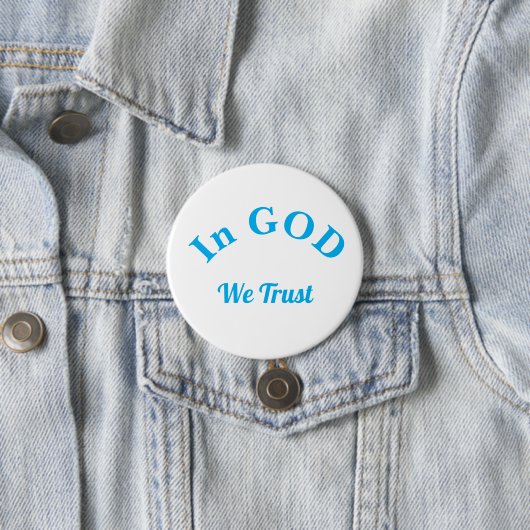 Sich im HERRN freuend, blau Button (Beispiel)