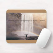 Sich kennen Zitat - Mausunterlage Mousepad (Mit Mouse)