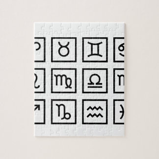 Sich lieben Tierkreis-Puzzlespiel Puzzle