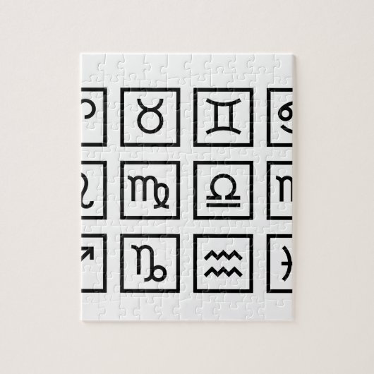 Sich lieben Tierkreis-Puzzlespiel Puzzle (Vertikal)