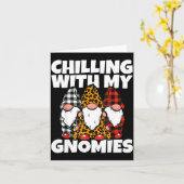 Sich mit meinen Gnomies entspannen _ Süßer Gartenz Karte (Gelbe Blume)