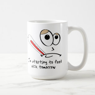 Sich Morgen Krank Fühlen Lustiger Becher Kaffeetasse