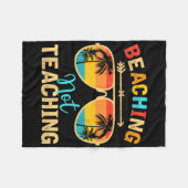 Sich nicht lehren Lehrer Modus aus dem Sommer Vaca Fleecedecke (Vorderseite (Horizontal))