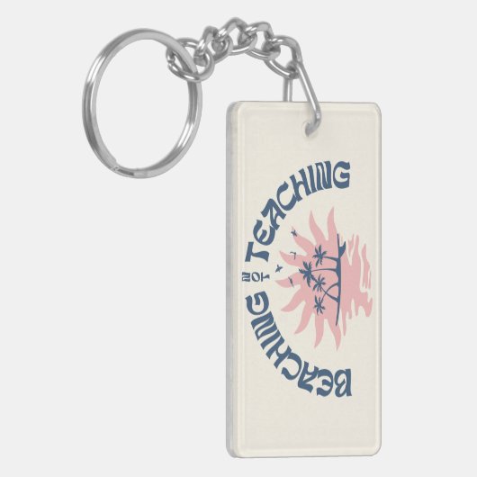 Sich nicht lehren lustige Lehrer Sommerpause Schlüsselanhänger (Vorderseite links)