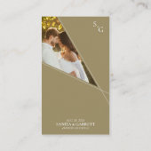 Sich schneidende Linien Teilen die Liebe QR-Code-K Begleitkarte (Rückseite)