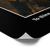 sich selbst-wahr-aber poster (Ecke)