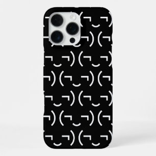 Sich selbstgefällig gebendes Emoticon (¬‿¬) japani iPhone 16 Pro Max Hülle