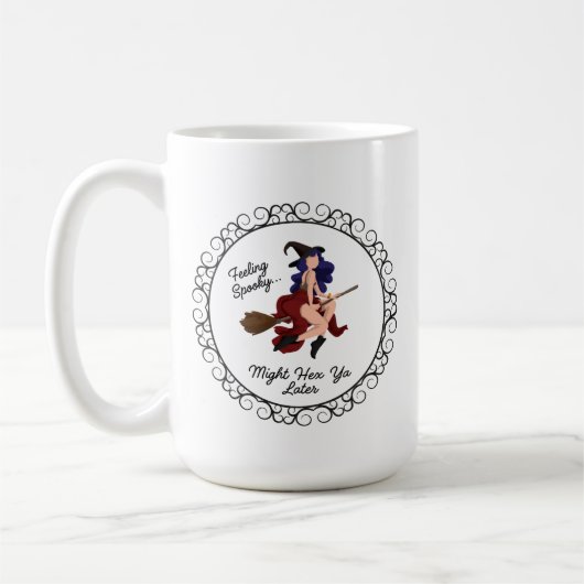 Sich spooky fühlen, verhexe dich später kaffeetasse (Links)
