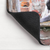Sich streckende Katze Mousepad (Ecke)