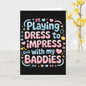 Sich stylisch kleiden, um Eindruck bei meinen Badd Karte (Gelbe Blume)