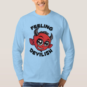 Sich teuflisch süß fühlender lächelnder Teufel T-Shirt
