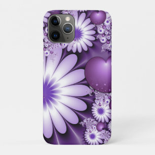 Sich verlieben Abstrakte Blumen und Herzen Fraktal Case-Mate iPhone Hülle