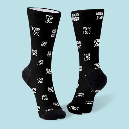 Sich wiederholendes Bild, Design oder Firmenlogo Socken