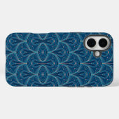 Sich wiederholendes geometrisches Art Deco-Muster Case-Mate iPhone Hülle (Rückseite (Horizontal))
