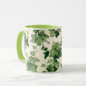 Sich windendes Efeublatt-Muster Tasse (Vorderseite Links)