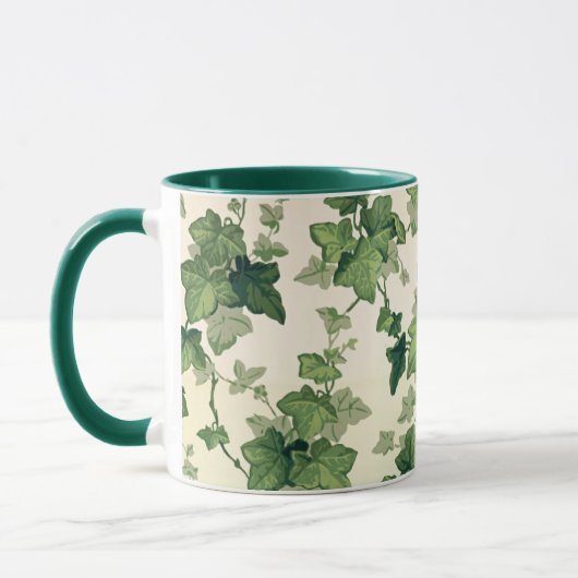 Sich windendes Efeublatt-Muster Tasse (Links)