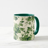 Sich windendes Efeublatt-Muster Tasse (VorderseiteRechts)