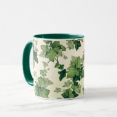 Sich windendes Efeublatt-Muster Tasse (Vorderseite Links)