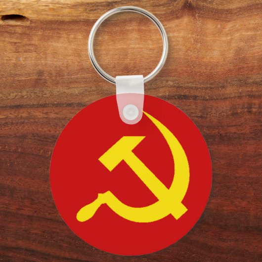 Sichel- und Hammer-Schlüsselanhänger Schlüsselanhänger (Vorderseite)