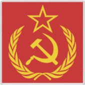 Sichel und Hammer, UdSSR, CCCP, Kommunismus Aufkleber (Vorderseite)