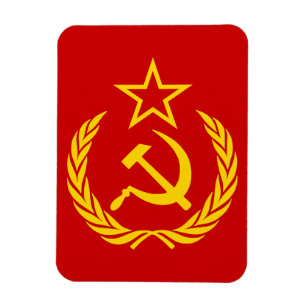 Sichel und Hammer, UdSSR, CCCP, Kommunismus Magnet