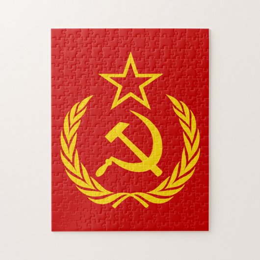Sichel und Hammer, UdSSR, CCCP, Kommunismus Puzzle (Vertikal)