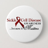 Sichel-Zellen-Anämie-Bewusstsein Button (Vorderseite)