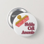 Sichel-Zellen-Anämie Button (Vorne & Hinten)