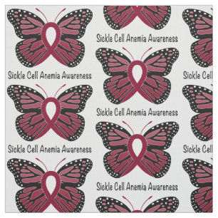 Sichel-Zellen-Anämie-Schmetterling der Hoffnung Stoff