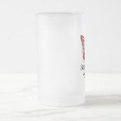 Sichel-Zellen-Anämie-Schmetterling Mattglas Bierglas (Mittel)