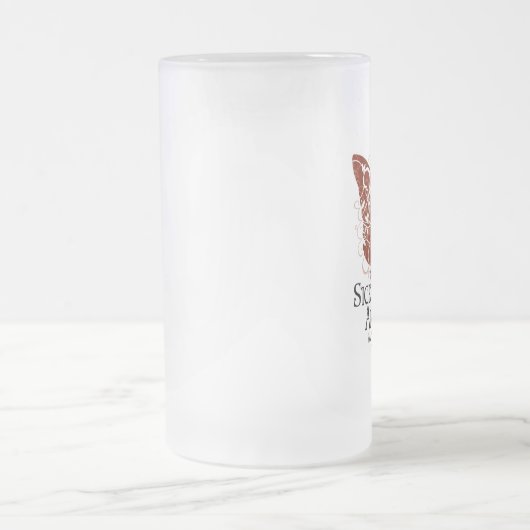 Sichel-Zellen-Anämie-Schmetterling Mattglas Bierglas (Mittel)