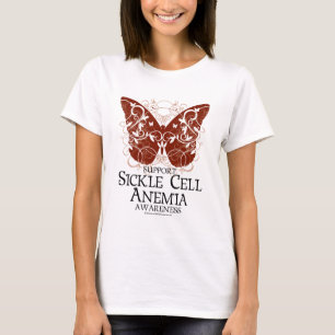 Sichel-Zellen-Anämie-Schmetterling T-Shirt