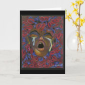 Sichel-Zellen-Schmerz-Bewusstsein 2 Karte (Gelbe Blume)