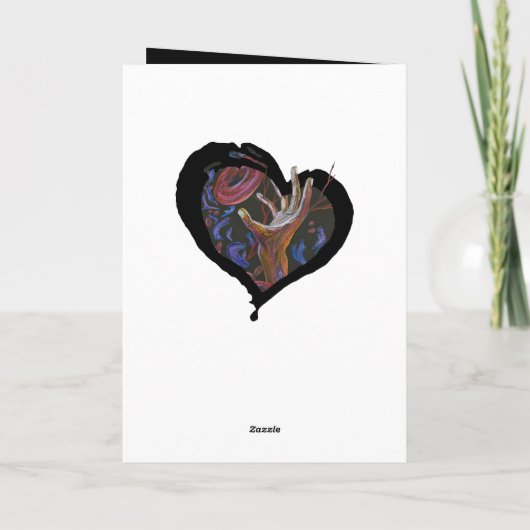 Sichel-Zellen-Schmerz-Bewusstsein 3 Karte (Rückseite)