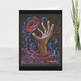 Sichel-Zellen-Schmerz-Bewusstsein 3 Karte