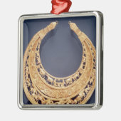 Sichelförmige Brust von Tolstaya Mogila Silbernes Ornament (Links)