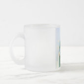 Sichelförmige Mond-Tasse Jungfrau-Marys Mattglastasse (Links)