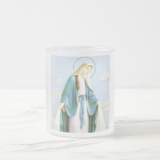 Sichelförmige Mond-Tasse Jungfrau-Marys Mattglastasse (Mittel)