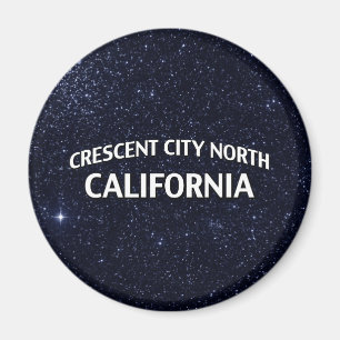 Sichelförmige Stadt Nordkalifornien Magnet