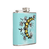 Sichelförmiger Mond eingewickelt in der Flachmann (Rechts)