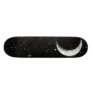 Sichelförmiger Mond Skateboard