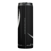 Sichelförmiger Mond Thermosbecher (Rückseite)