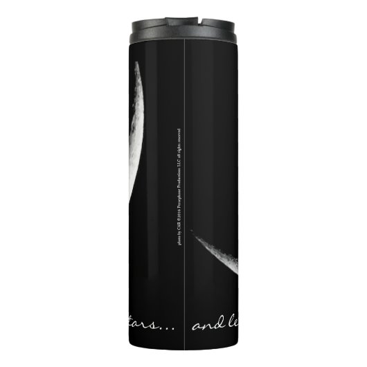 Sichelförmiger Mond Thermosbecher (Rückseite)