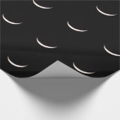 Sichelförmiger Winter-Mond Geschenkpapier (Ecke)