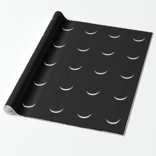 Sichelförmiger Winter-Mond Geschenkpapier