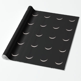Sichelförmiger Winter-Mond Geschenkpapier